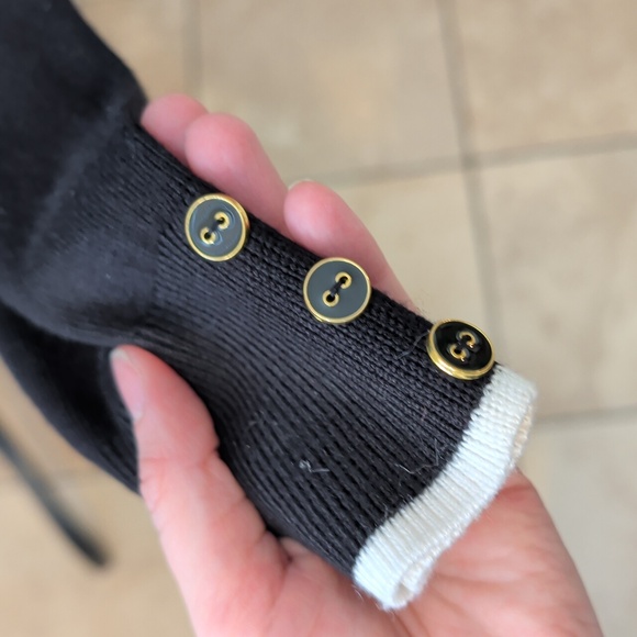 By Design - Black and White Sweater - Picture 3 of 3